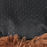 Лежанка для животных круглая «Место БРО», цвет мокко, d-40см (Лейбл)✦