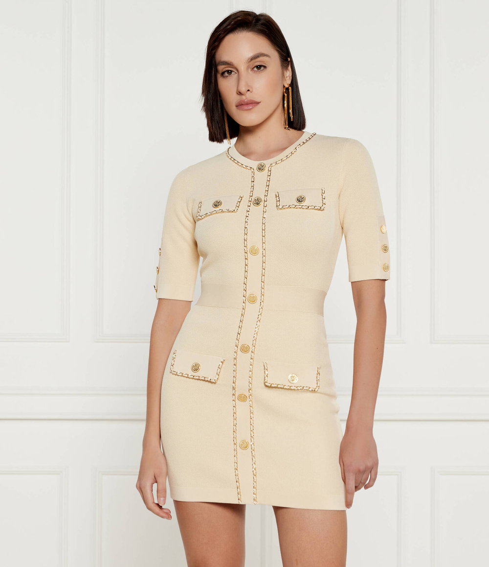 Платье Elisabetta Franchi - кремовый(AM92B46E2)