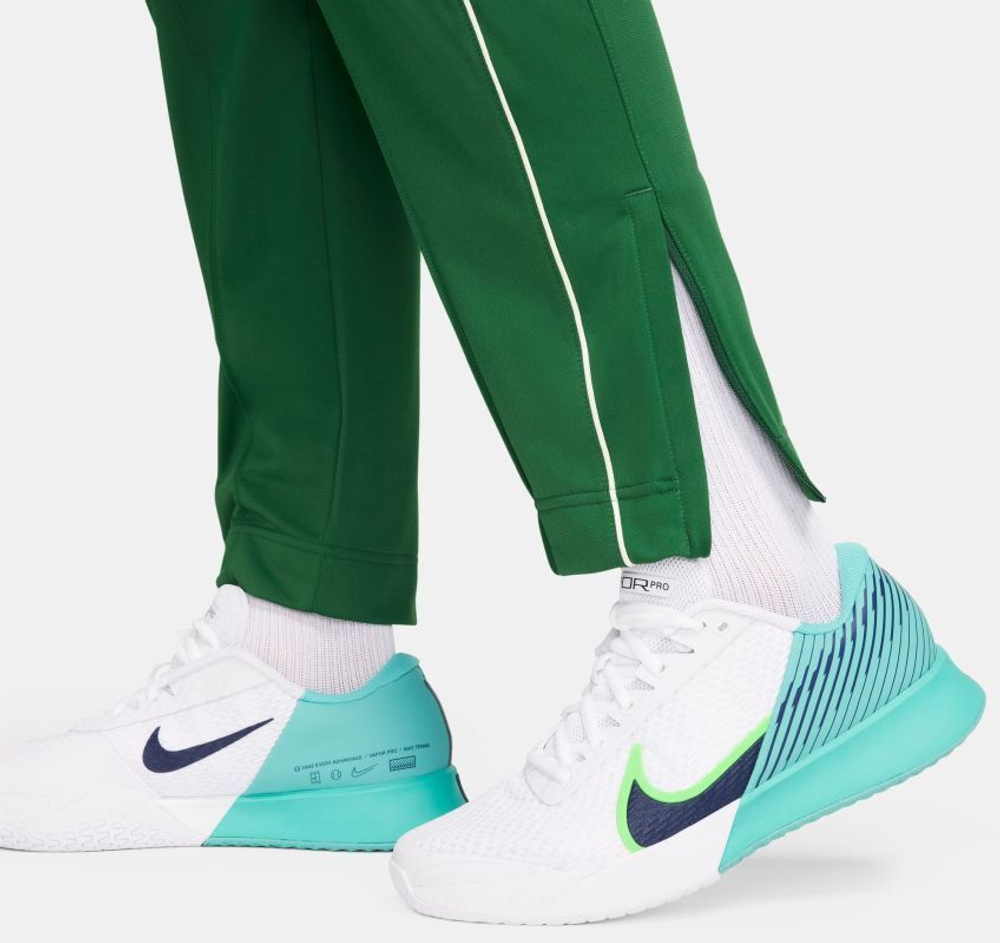 Мужские теннисные штаны Nike Court Heritage Suit Pant - gorge green/coconut milk