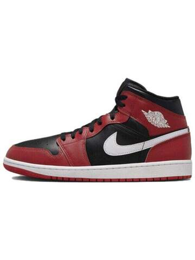 Кроссовки Jordan 1 Mid 'Gym Red Black White'