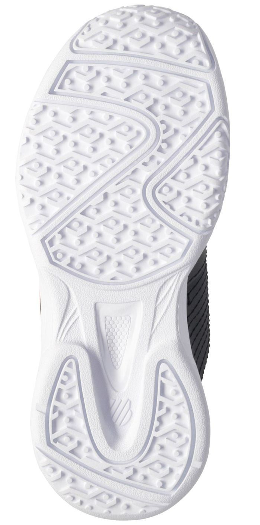 детские Кроссовки теннисные K-Swiss Court Express Strap Omni - jet black/spicy orange/white