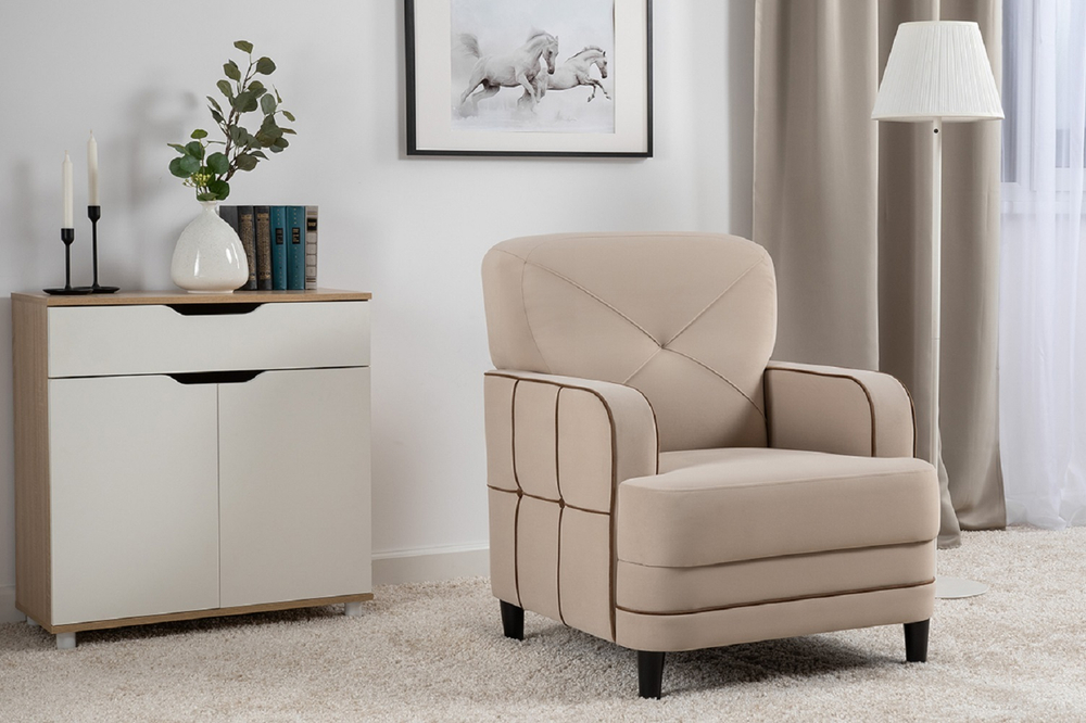 Кресло Черри, Бежевое