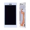 Дисплей для Sony T3 в сборе с тачскрином на рамке (White)