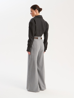 Брюки на высокой посадке