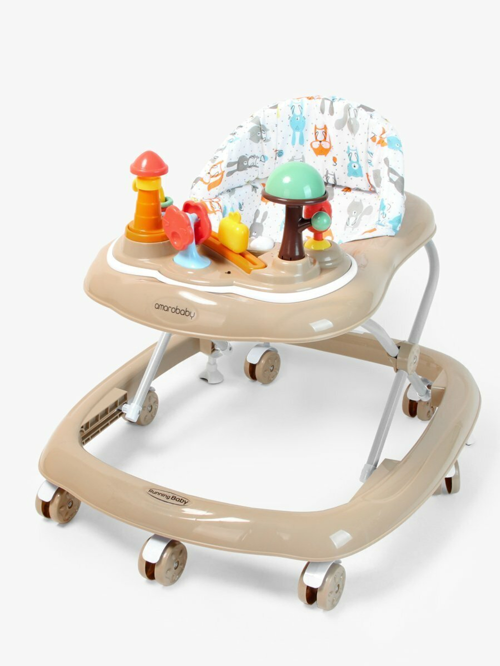 Ходунки детские с электронной игровой панелью Amarobaby, Running Baby
