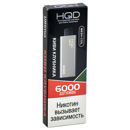 HQD Ultima Киви клубника 6000 затяжек 20мг (2%)