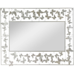 Зеркало настенное с бабочками 110х2х85см Металл,стекло