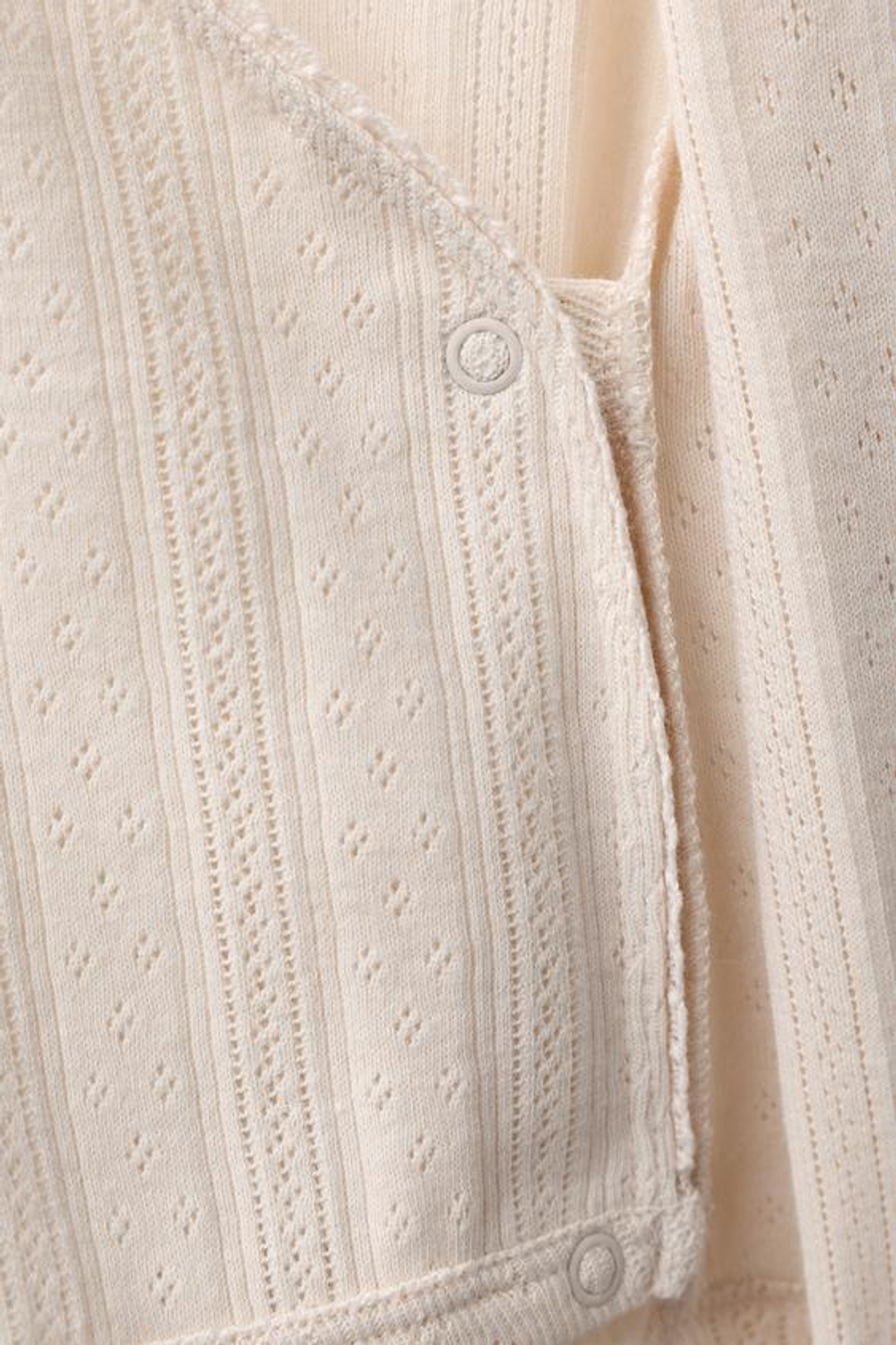 ZARA БОДИ С АЖУРНЫМ УЗОРОМ, ВАНИЛЬНЫЙ