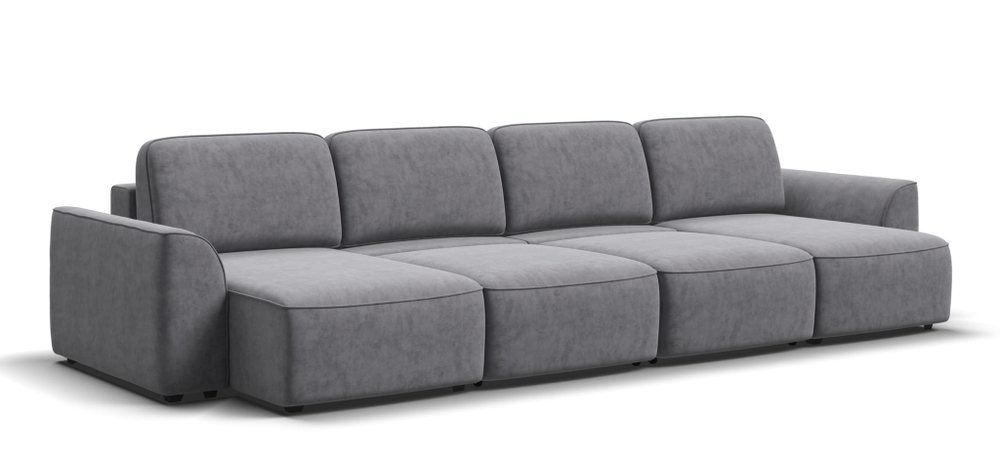 П-образный диван KING MODOOL Велюр Royal агат