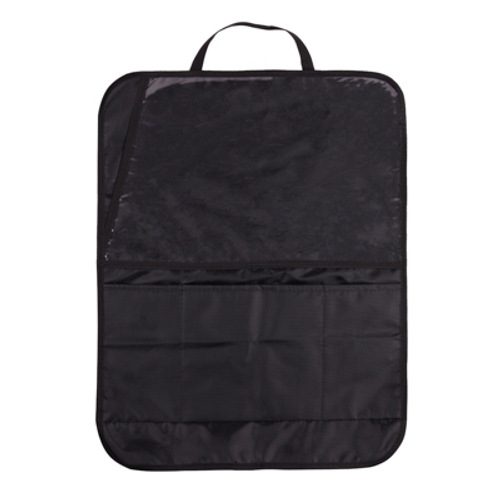 Защита спинки сиденья авто от детских ног 60*40см NEW GALAXY Черная ХХ