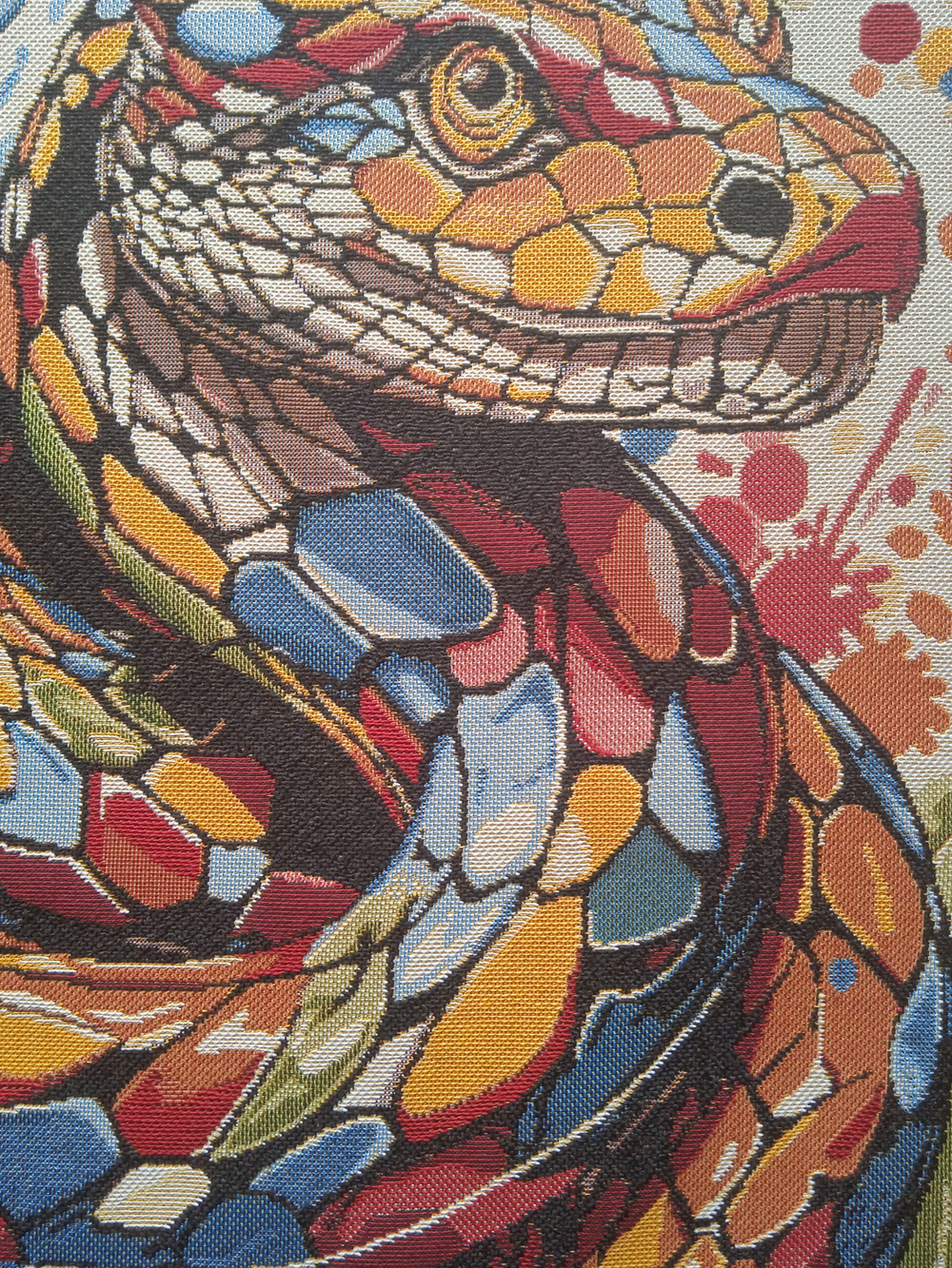 Календарь из гобелена на 2025 год Мозаика Змея 40х89