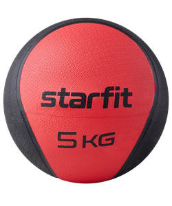 Медбол высокой плотности GB-702, 5 кг, красный