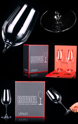 Набор бокалов для вина 2 шт 400 мл Riedel Vinum Zifrandel/Chianti/Riesling Grand Cru Австрия фрагменты