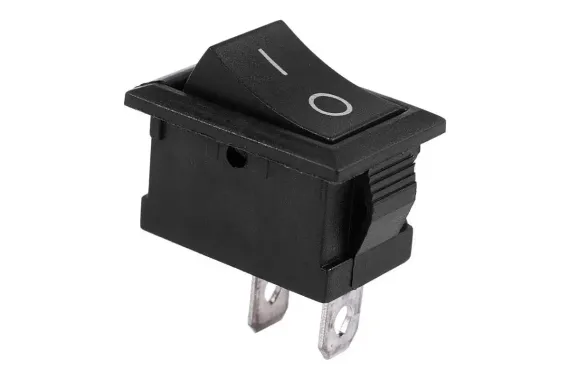 Переключатель TDM YL-211-05 6А 2 пол &quot;I-O&quot; 1з черный 30609