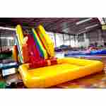 Надувной батут с бассейном «Мартышка» без подкачки, герметичный, 10*4*5 м