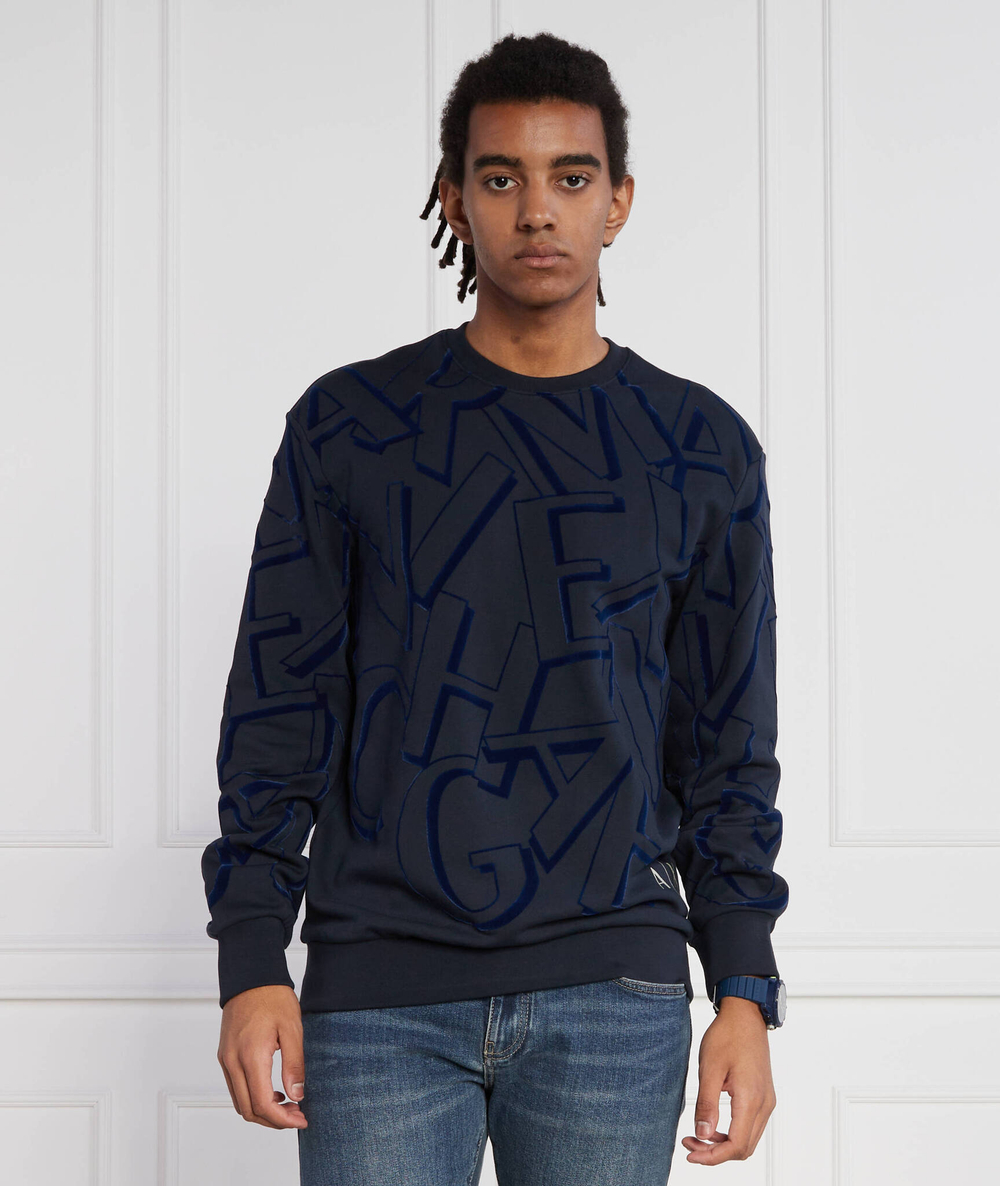 Худи Armani Exchange - темно-синий(6RZMBA ZJBWZ)