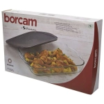 Форма для запекания с серой пл.крышкой 3850 мл (400*250*60 мм) (1205861)