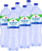 Вода газированная Калинов Родник минеральная, 6 шт х 1,5 л