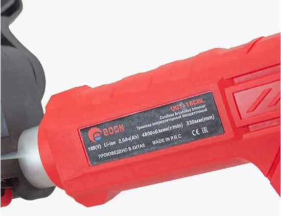 Триммер аккумуляторный "EDON" UGT-18CBL