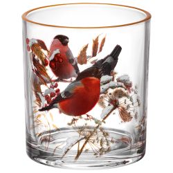 НАБОР СТАКАНОВ ИЗ 4-Х ШТ. "СНЕГИРИ" 320 МЛ