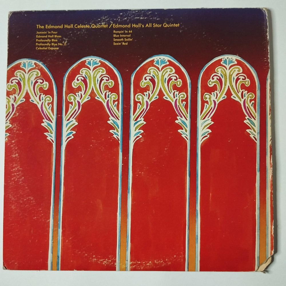Винтажная виниловая пластинка LP Edmond Hall, The Edmond Hall Celeste Quartet, Edmond Hall All Star Quintet Celestial Express (USA 1969)