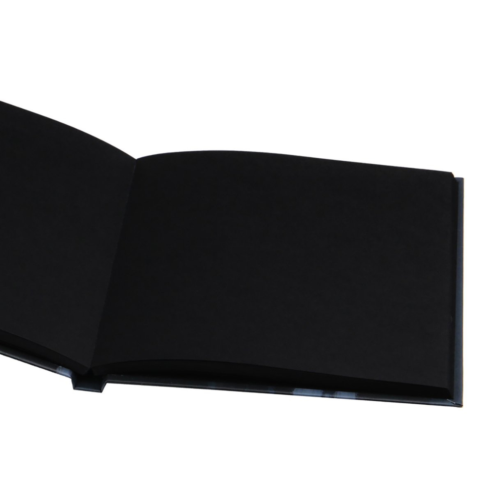 Скетчбук 160*160 мм., 64л., "Рисунок попугая", 120 г/м2, Проф-Пресс, 7БЦ, ламинация, жёсткая подложка, черный офсет