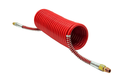 Шланг прицепа винтовой ЕВРО желтый (L- 7.5 метра, ДВУХСЛОЙНЫЙ) (22*1,5) (5410-5009052) SORL