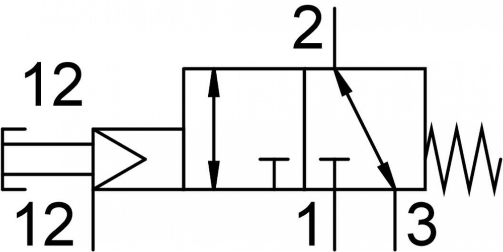 VHEF-PTCZ-M32-M-G18 Распределитель с кнопочным управлением