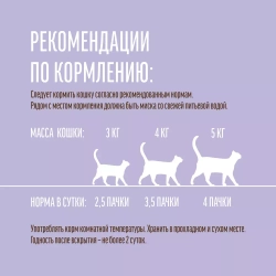 Деревенские лакомства консервы для кошек с говядиной и ягненком (соус) 85 г пакетик (70063033)