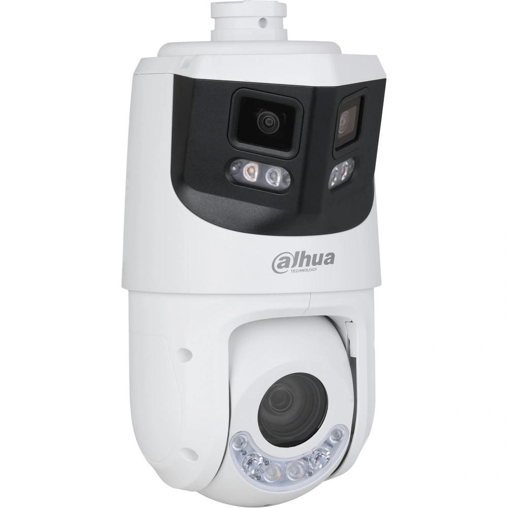Уличная купольная PTZ IP-видеокамера Dahua , 1/2.7" 8Мп CMOS,, 2.8мм, ИК 30м, Led 30м (панорамный модуль) 1/2.8 4Мп CMOS, F1.6, 5мм–125мм, ИК 100м, Led 50м(PTZ-модуль)