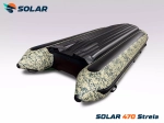 Лодка надувная моторная solar-470 strela jet tunnel