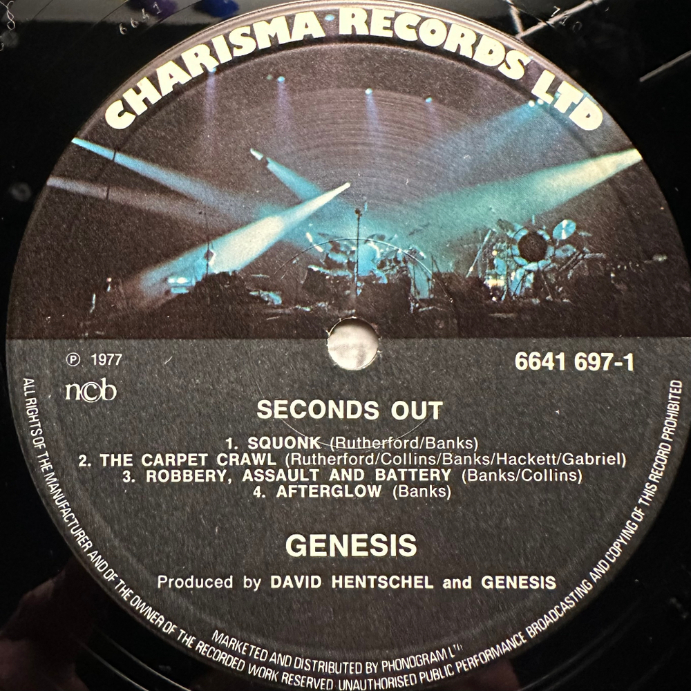 Genesis - Seconds Out 2LP (Скандинавия 1977г.)