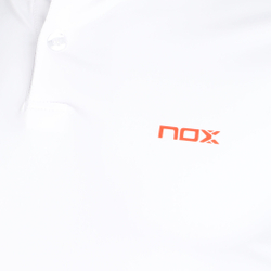 Мужское теннисное поло NOX Team Polo Regular Polo Men - White, Orange