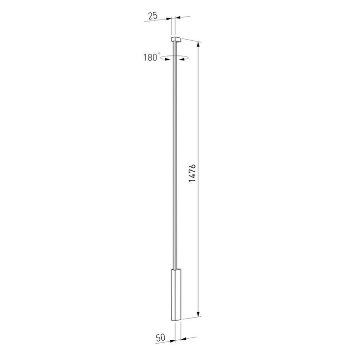 Настенный светодиодный светильник Elektrostandard Alto LED латунь 3000K 40133/LED a069821