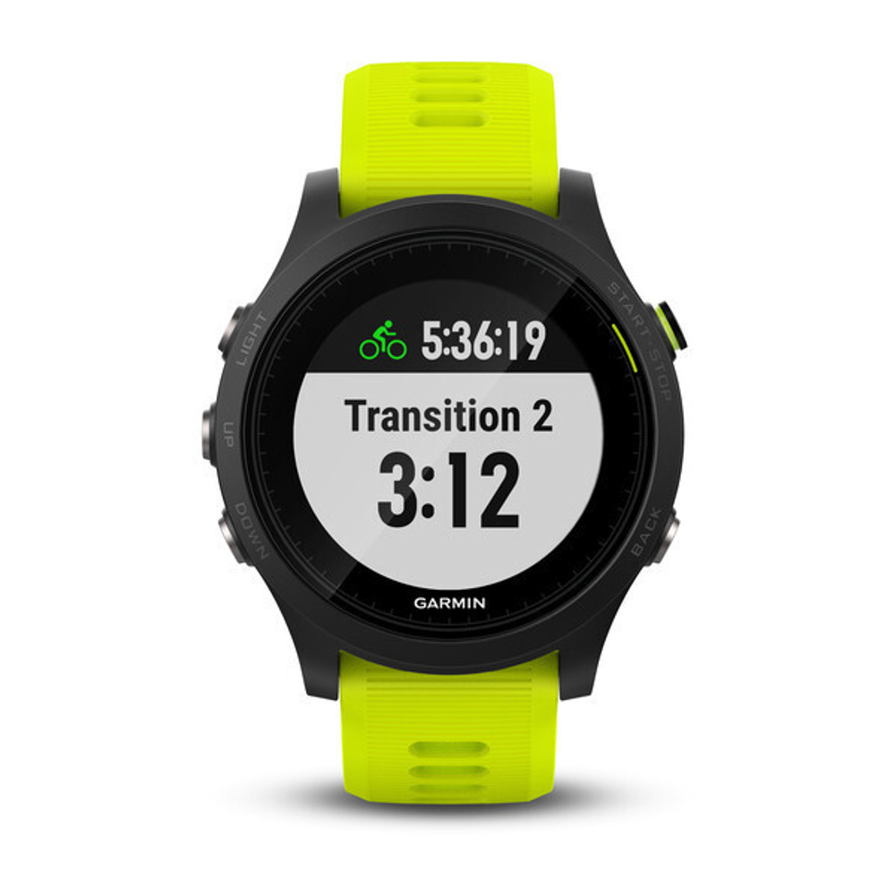 Умные часы Garmin Forerunner 935 HRM-Tri черно-зеленые (010-01746-06)