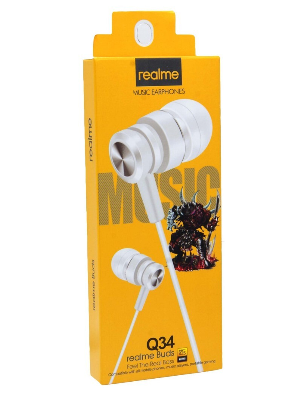 Наушники с микрофоном REALME Q34 (белый)