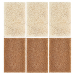 Full Circle, Nutcase™, спонжи для губ, 6 шт.