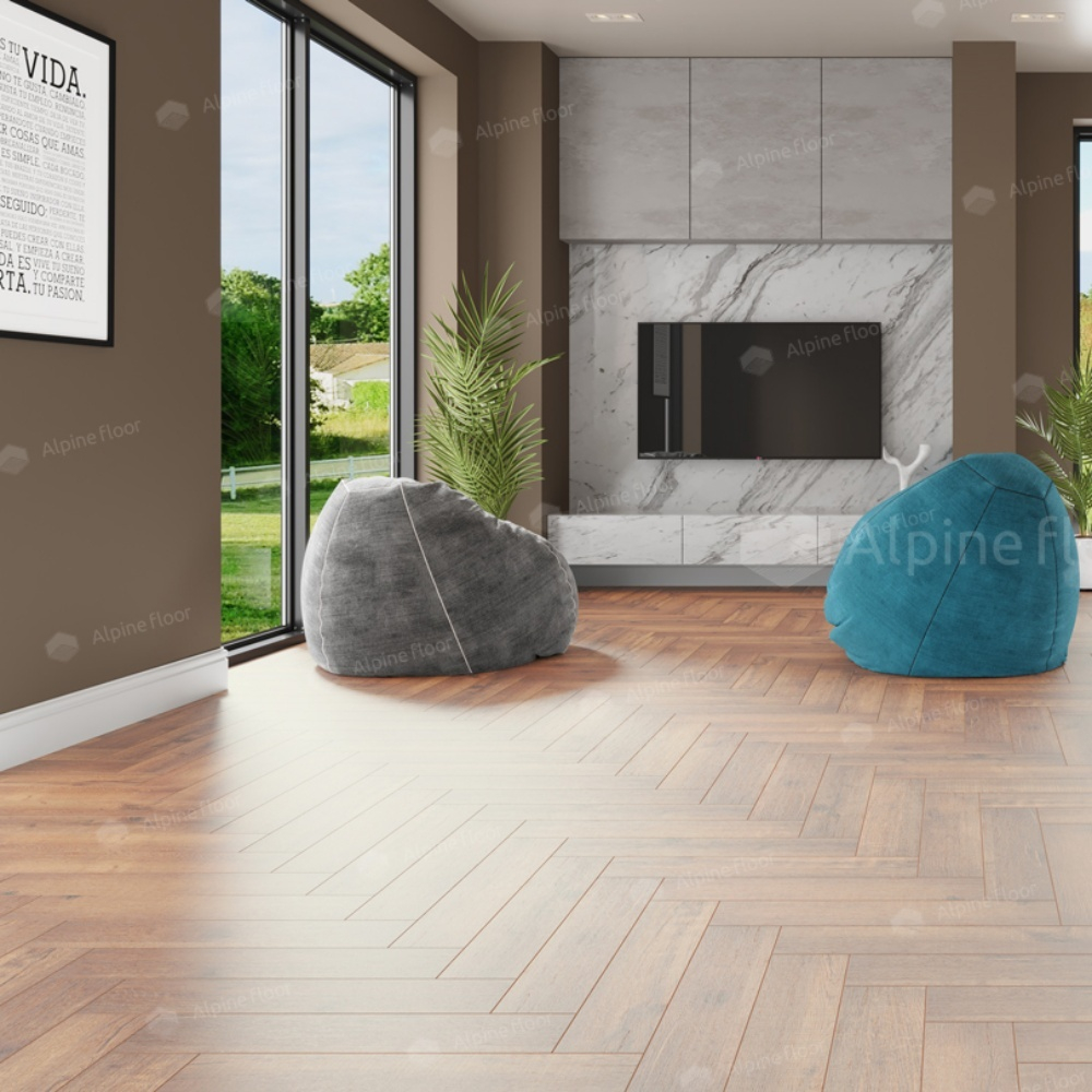 Кварцвиниловая плитка Alpine Floor Parquet Premium ECO 19-2 Дуб Royal