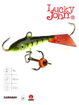 Балансир Lucky John FIN 3 с тр. 40мм/31RT блистер
