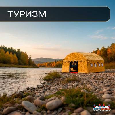 Всесезонная пневмокаркасная палатка «Комфорт» 5×3×2,5 м — из ПВХ, камуфляж