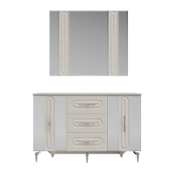 Коллекция “Галакси” сатин серебро