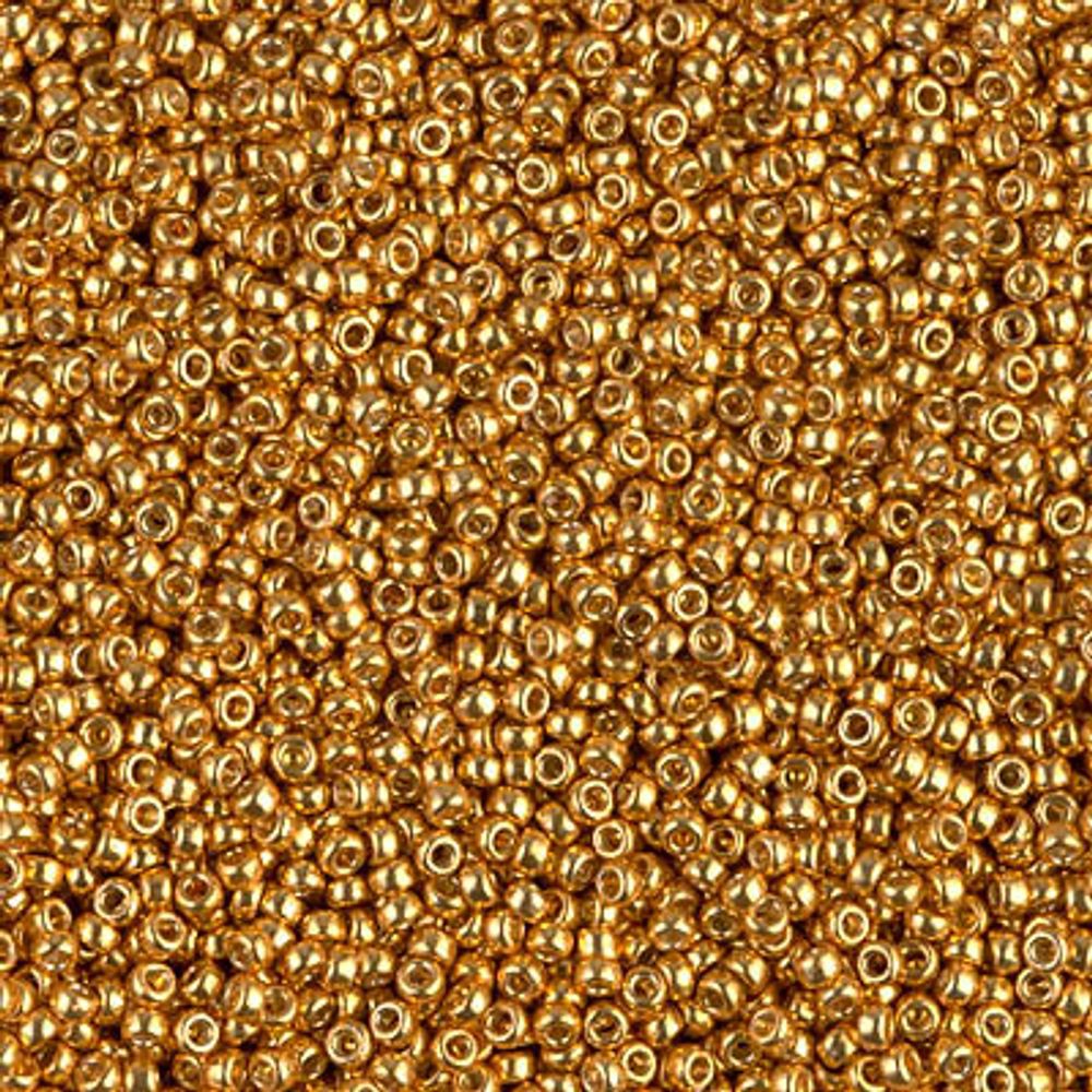 Miyuki Seed Beads 15/0 Duracoat Galvanized Yellow Gold SB4203