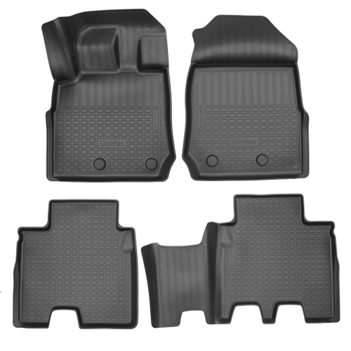Ковры в салон Norplast/Unidec для Isuzu MU-X II (2020-), Черный, 1,2 ряд, арт.NPA11-C34-560
