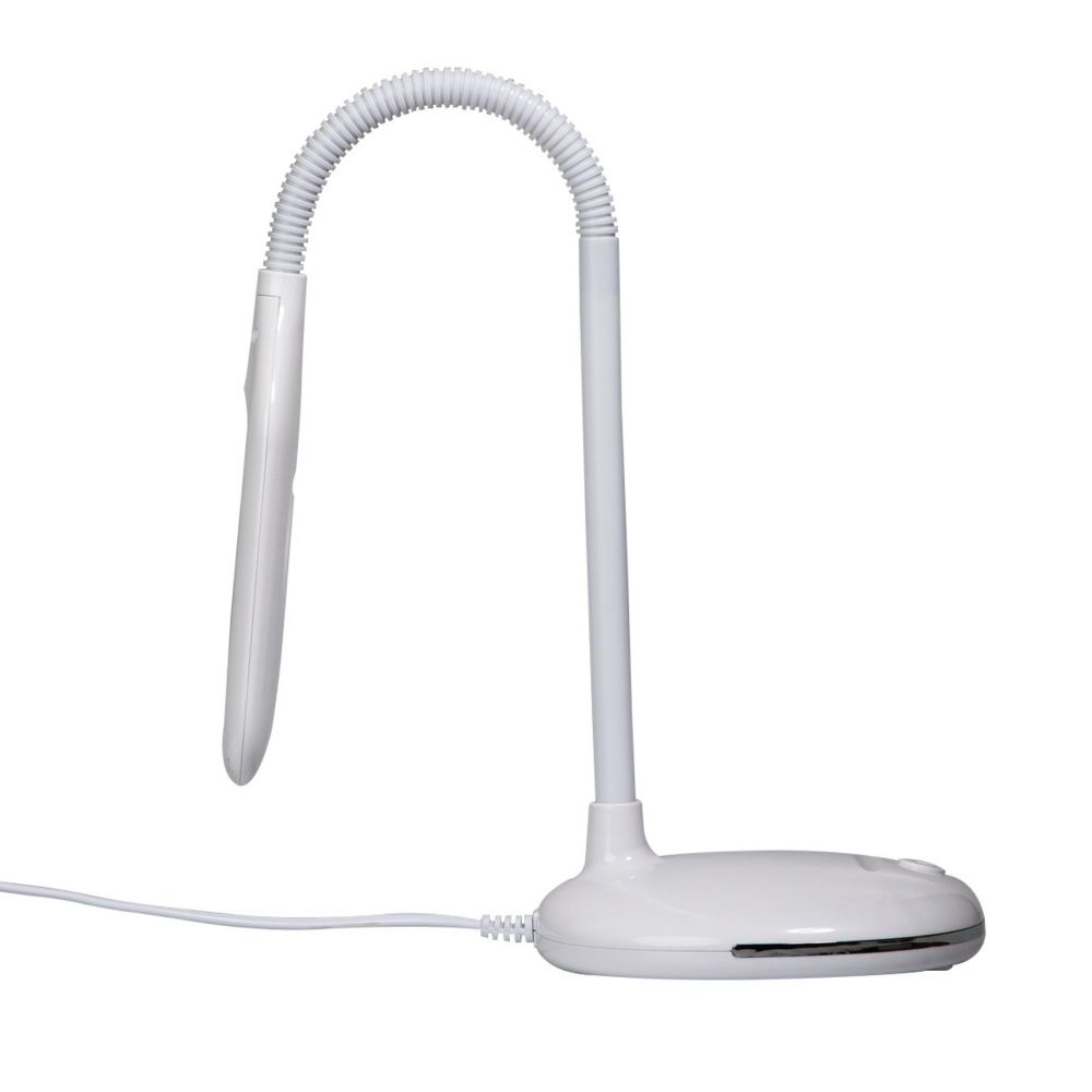 TLD-561 White-LED-450Lm-4500K Светильник настольный. 7W. Механический выключатель. Белый. ТМ Uniel