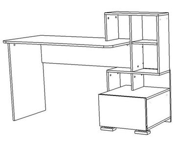 Стол ТИВОЛИ правый