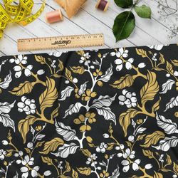 Ткань оксфорд 600 барбарис золотисто-белый