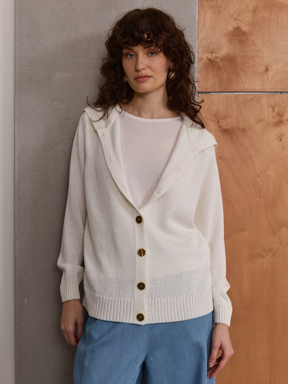 Жакет с капюшоном 2679 TINONA