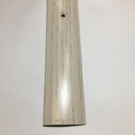 Порог-стык 30мм "Вега-Н" 1,8м Ясень серый декор алюм.