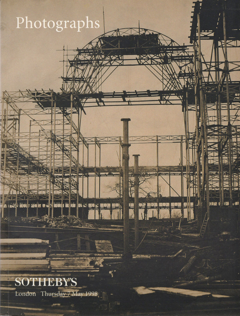 Каталог аукциона Sotheby's, Лондон, Фотографии от 7 мая 1998 года