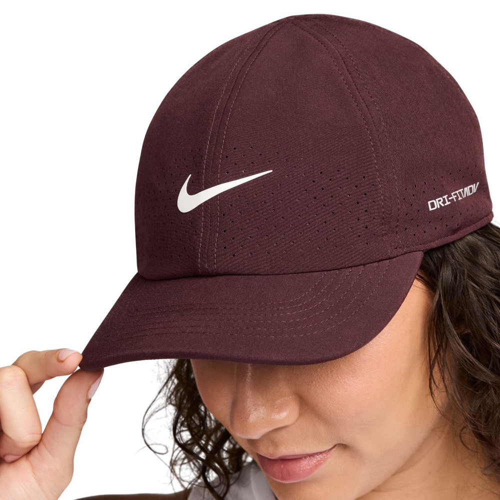 Теннисная кепка Nike Dri-Fit ADV Club Unstructured Tennis - burgundy crush/white